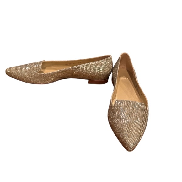 STUART WEITZMAN SZ 8.5  shiny pointed loafer - Picture 2 of 4